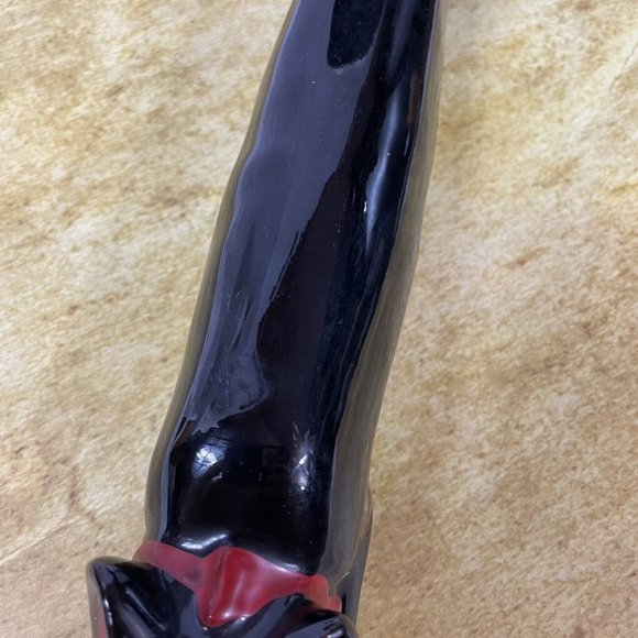 Quality Product Japan Rare Vintage Two In One Long Salt Pepper Shaker Black Cat - Picture 3 of 12